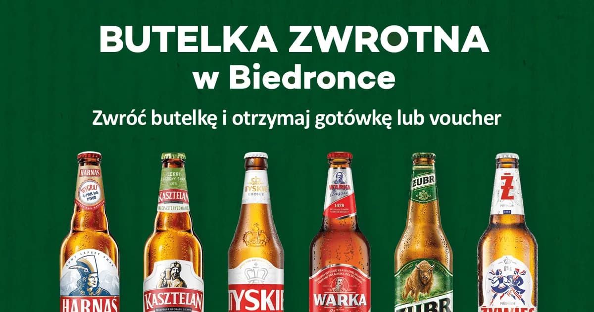 Gdzie sprzedać butelki po piwie i zyskać zwrot kaucji?