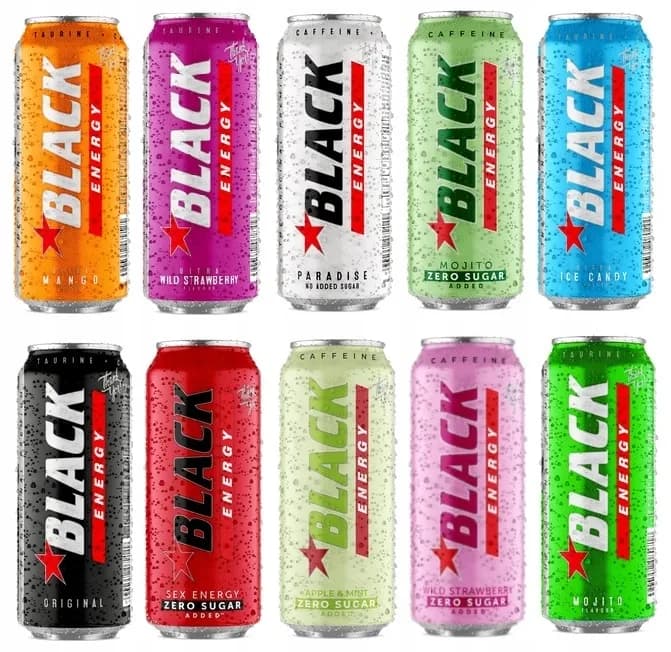 Czym jest black napój? Skład, smaki i efekty działania energii