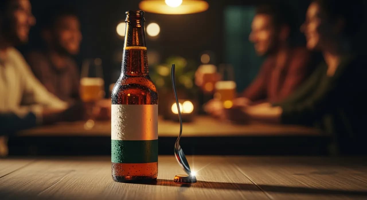 Jak otworzyć piwo łyżką - prosta metoda, która zaskoczy znajomych