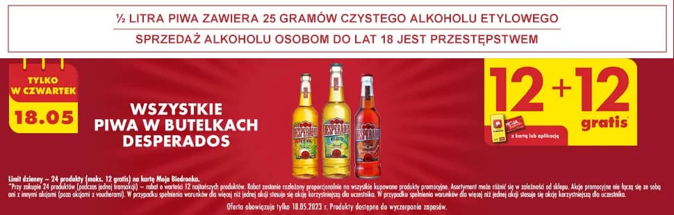 Biedronka promocja piwo 12 12 kiedy? Sprawdź, co przegapiłeś!